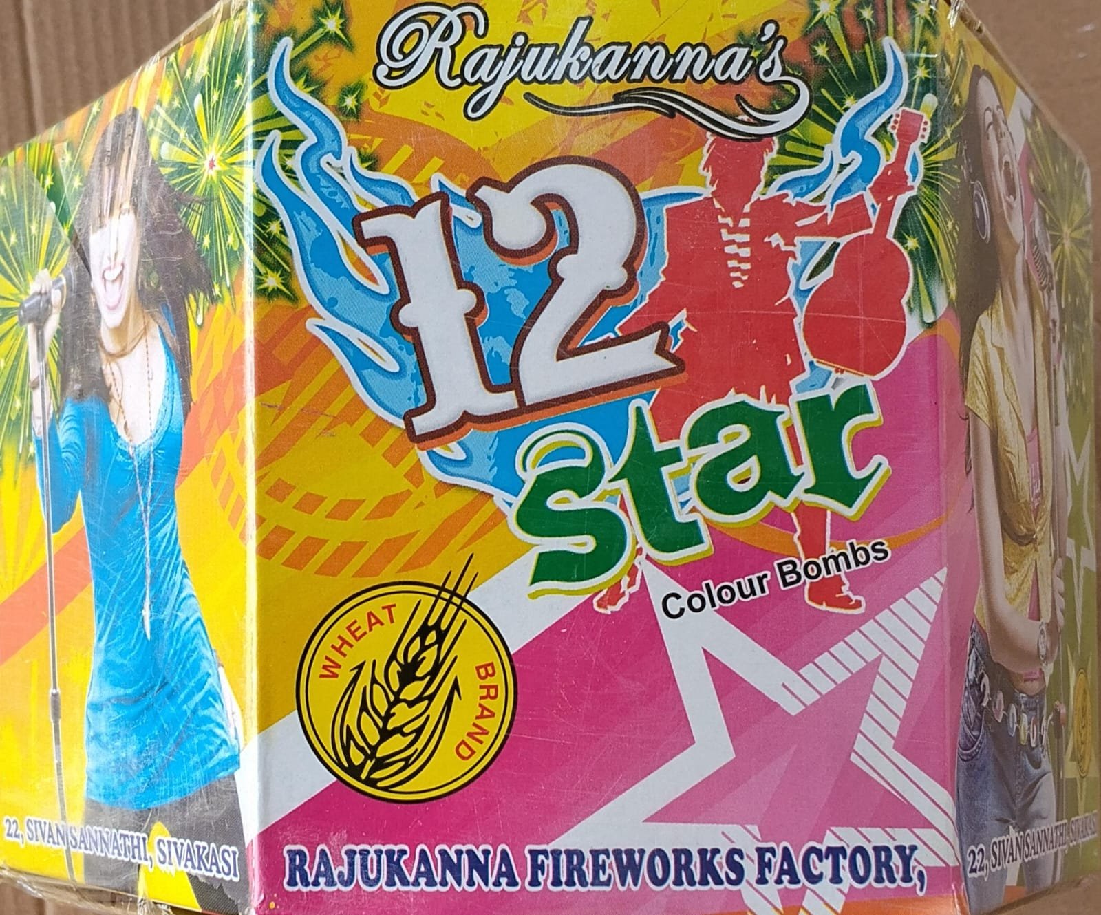 12 star bomb colour