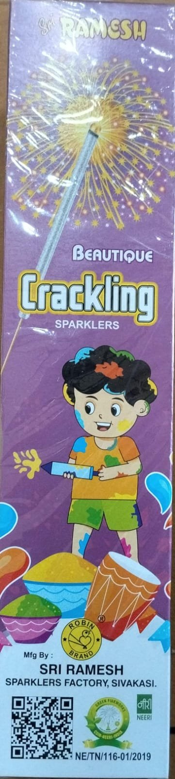 10 cm crackling
